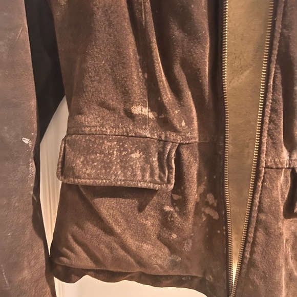 🌹Vintage 1999's Wilson's Leather Maxima Women Suede Coat Faux Fur Lining Jacket - Picture 2 of 16